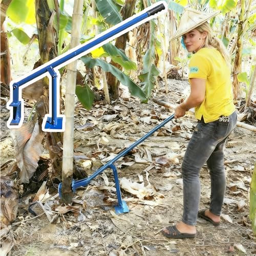 杭抜き 木の支柱引き抜き工具、高レバレッジ、 金属杭/鋼管用、頑丈で楽々引き抜きリフター、 折れたフェンス支柱の撤去用具