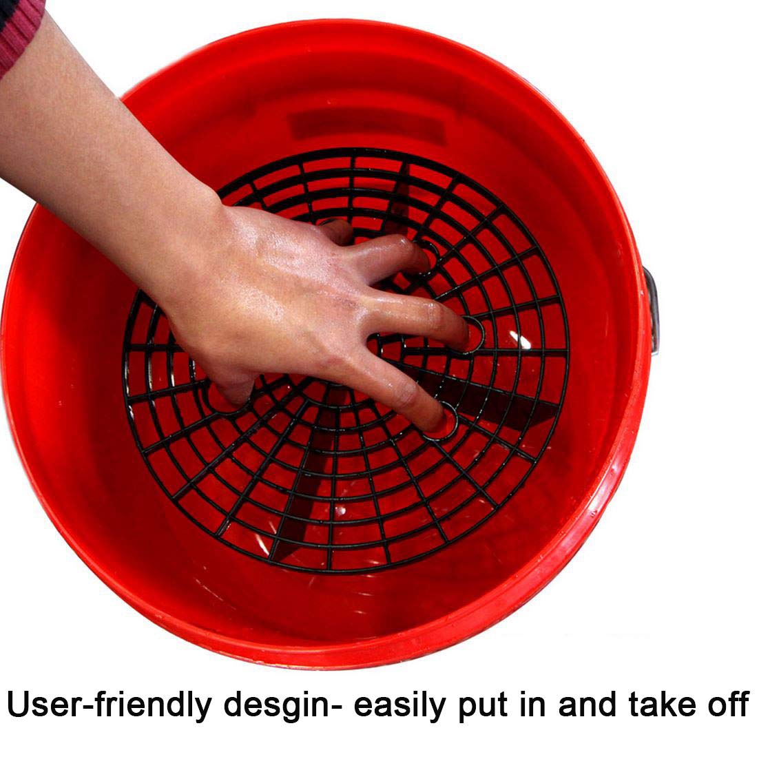 Buy Spurtar Car Washing Bucket Bracket, Dirt Trap Car Wash Bucket