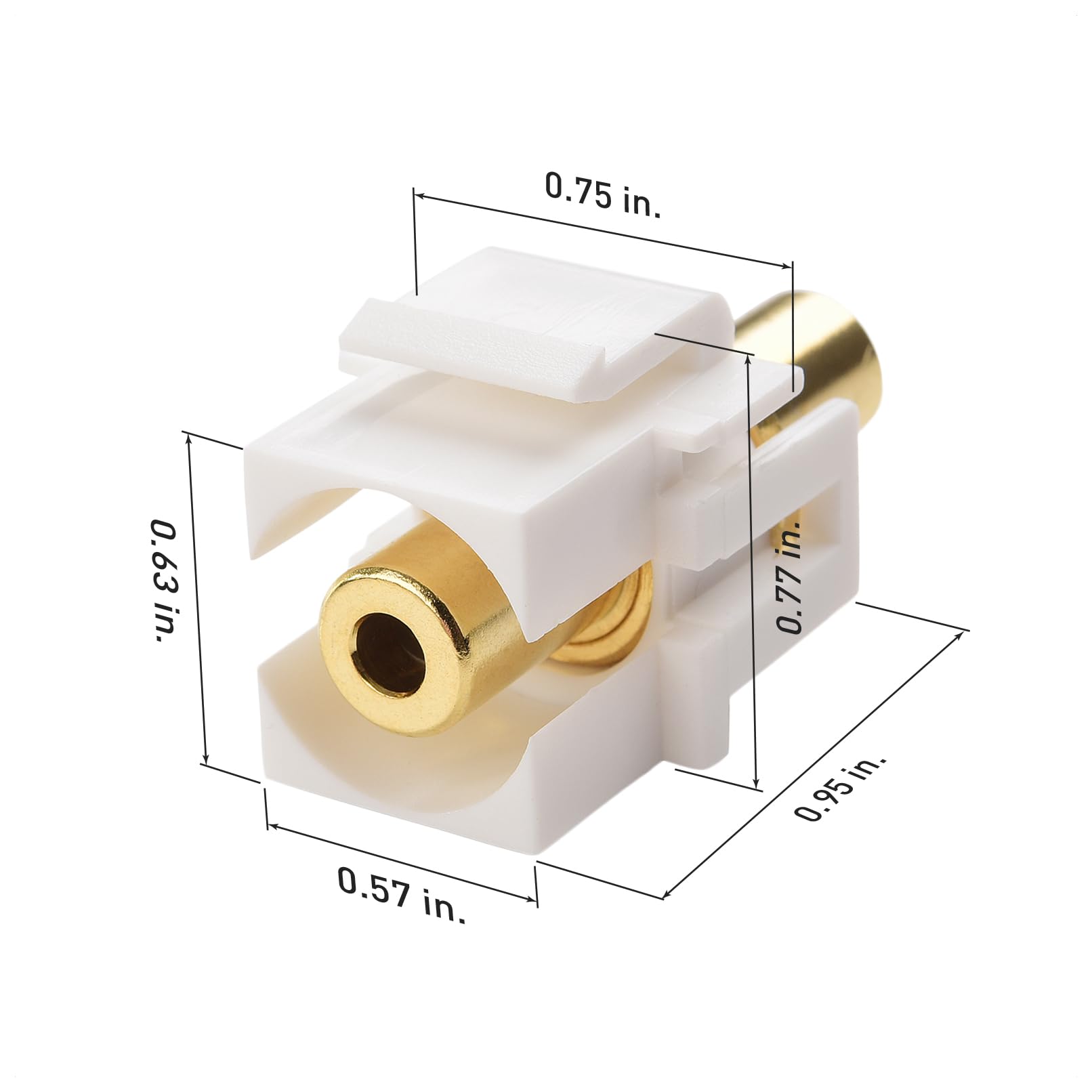 Amazon.com: Cable Matters 5-Pack Gold-Plated 3.5mm TRS Keystone Amazon.com: Cable Matters 5-Pack Gold-Plated 3.5mm TRS Keystone