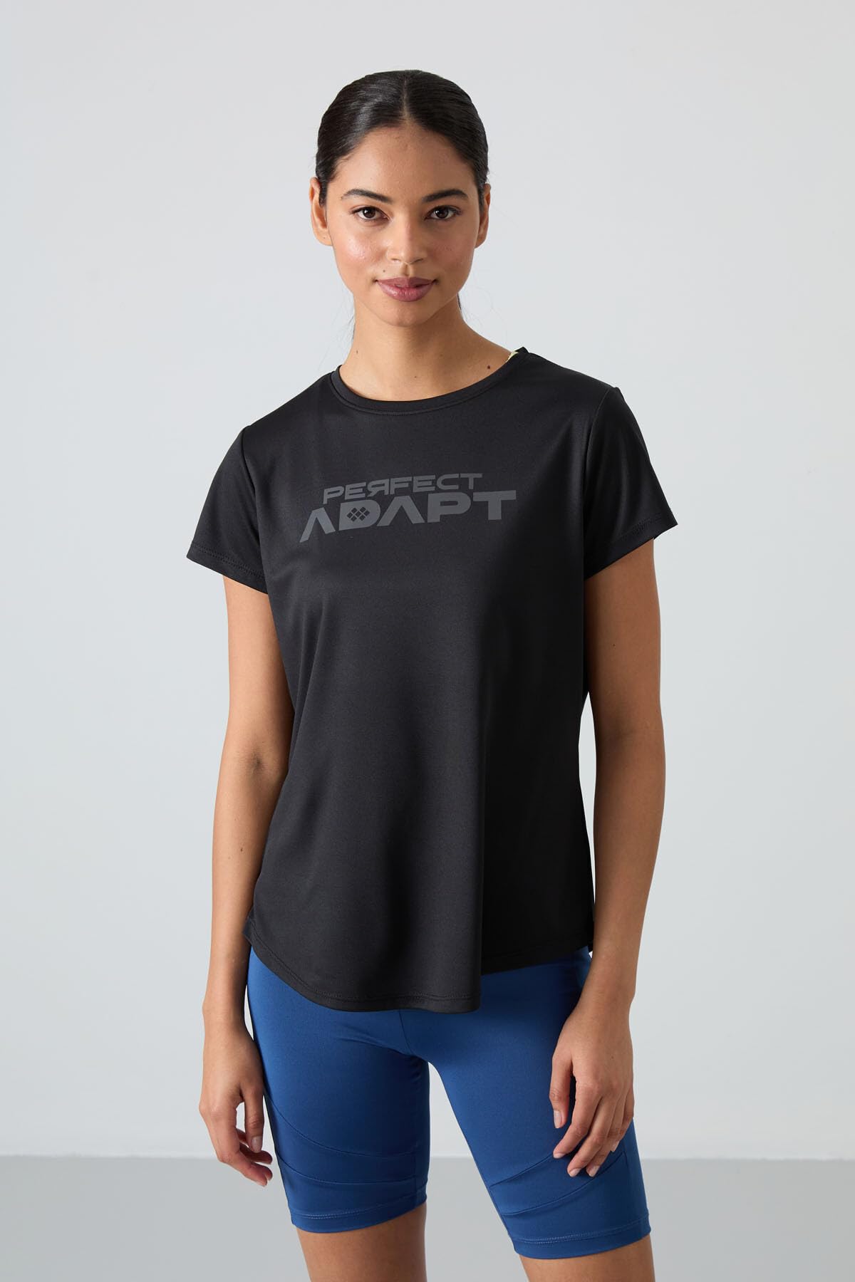 TOMMY LIFE TOMMYLIFE Nefes Alan Dokulu İnce Esnek Standart Fit Performans T-Shirt, T15BY-97283