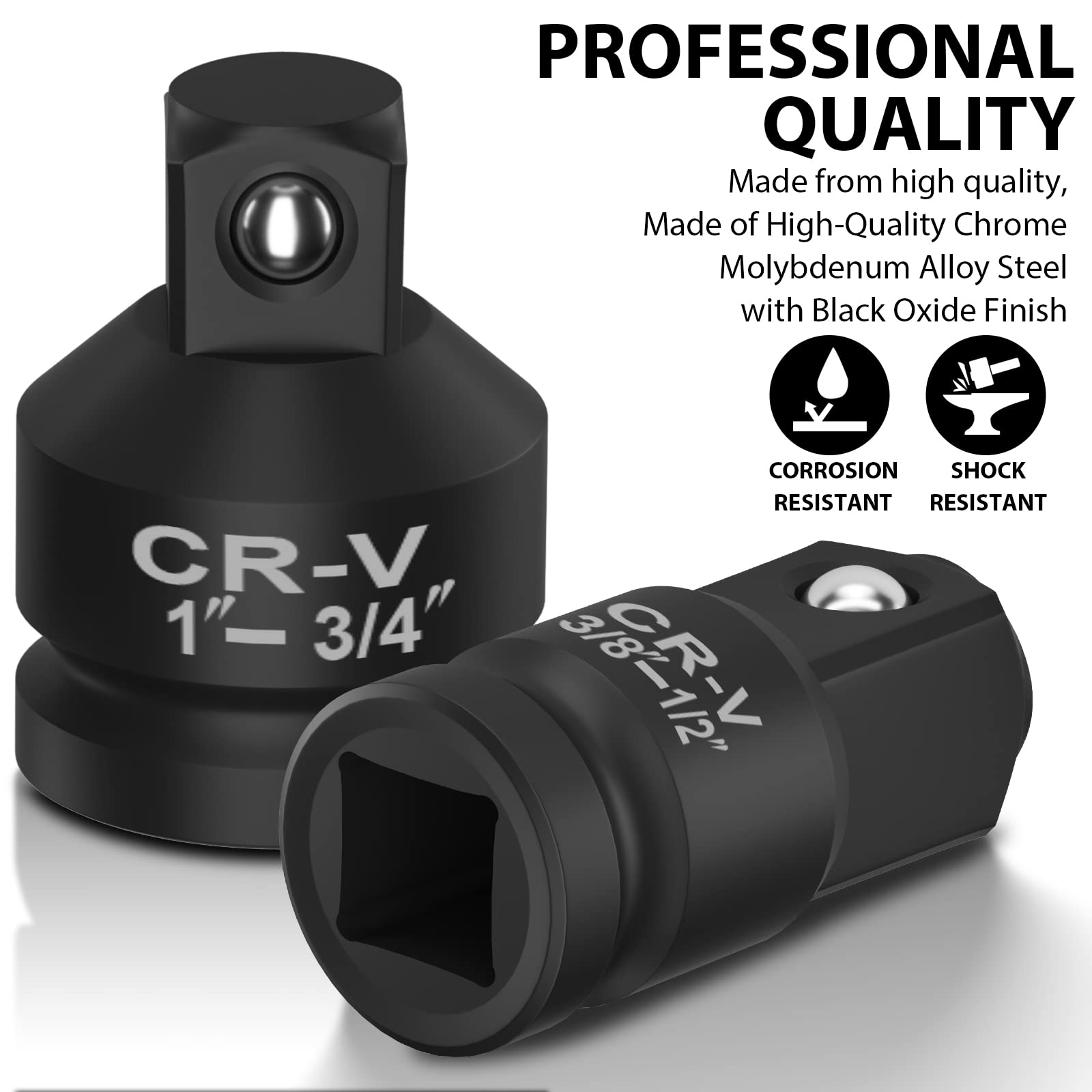 1/2 Drive Extra Stubby Impact Socket Set - 10-32mm - 15 Piece (2888-WW 1/2 Drive Extra Stubby Impact Socket Set - 10-32mm - 15 Piece (2888-WW