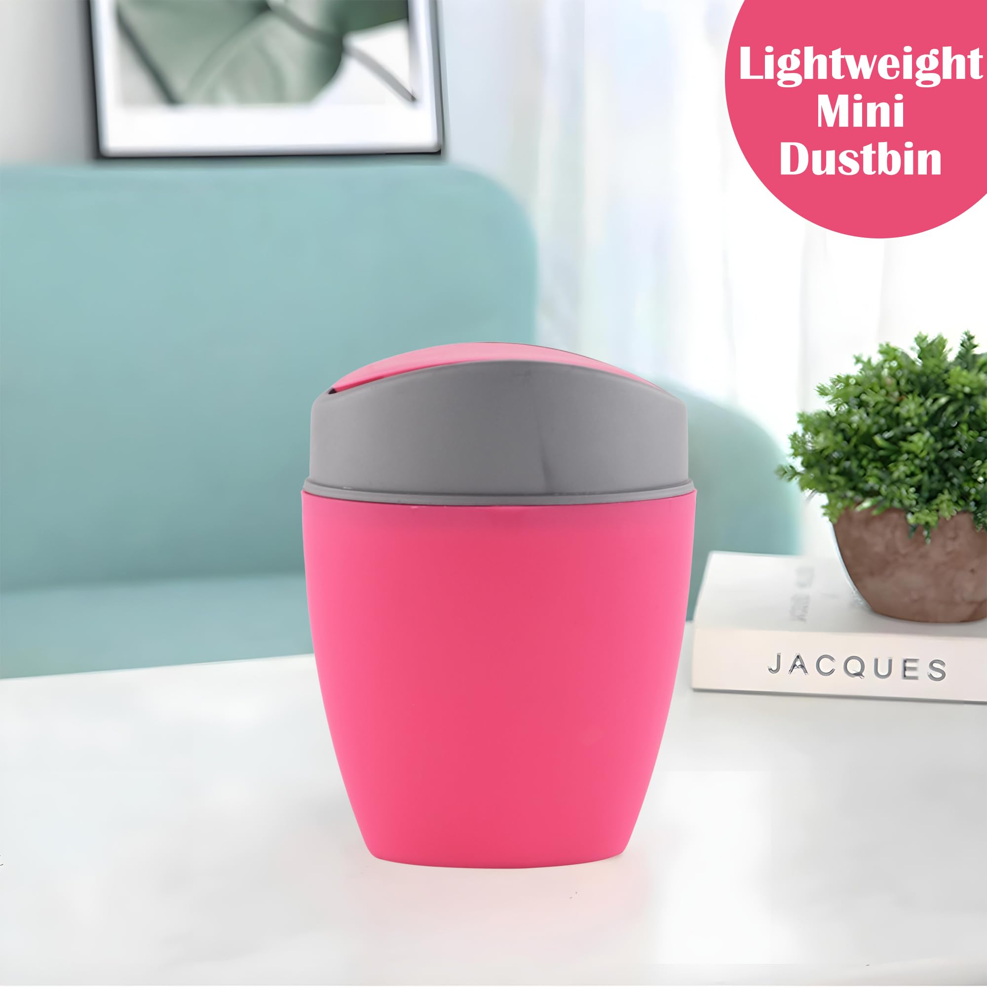 Mini Dustbins - 2 Pack | Kuber Industries -2