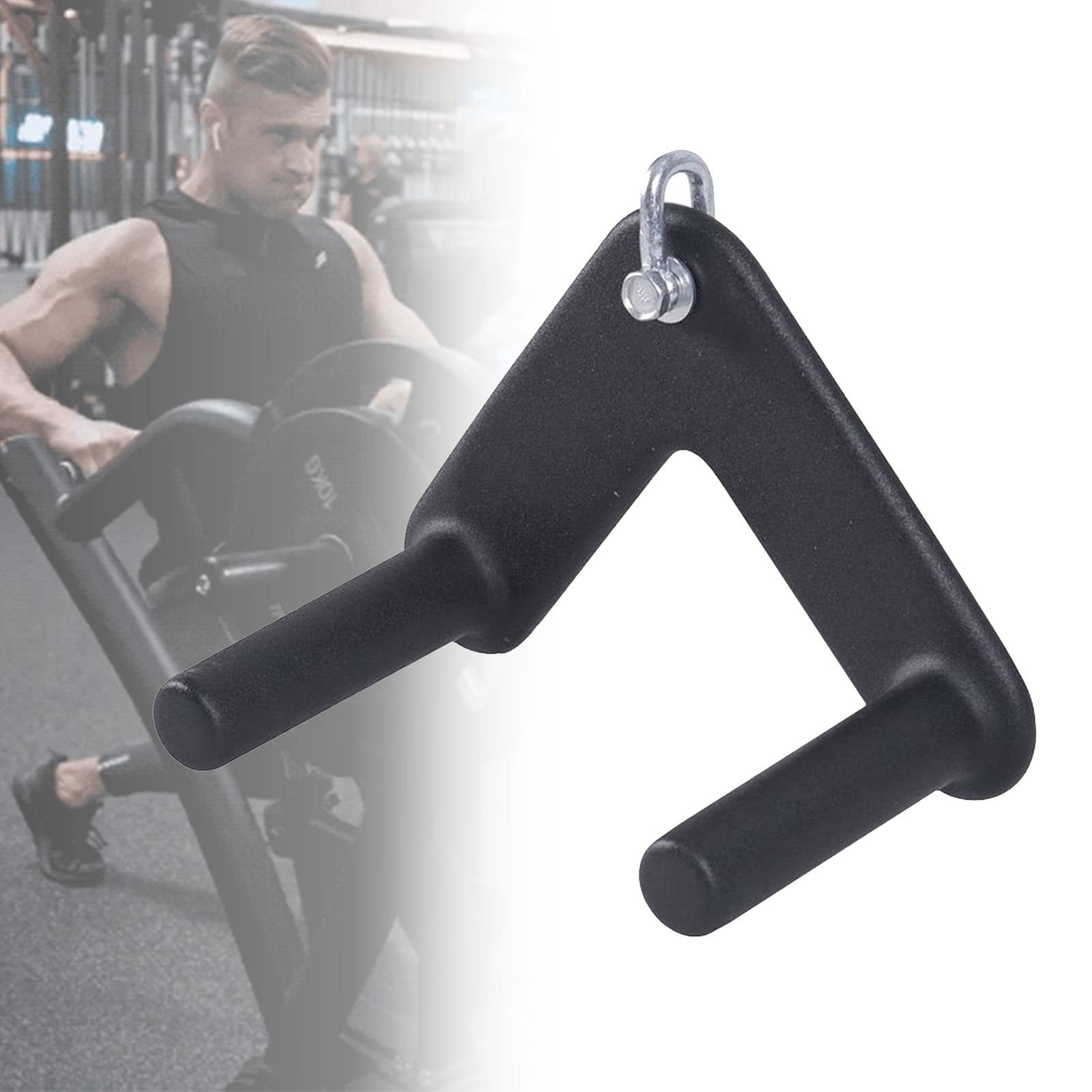 DYK&NX LAT Bar Cable Machine Attachment, LAT Pull Down Machine Attachment per Cable Machine e Home Gym, Impugnature Antiscivolo