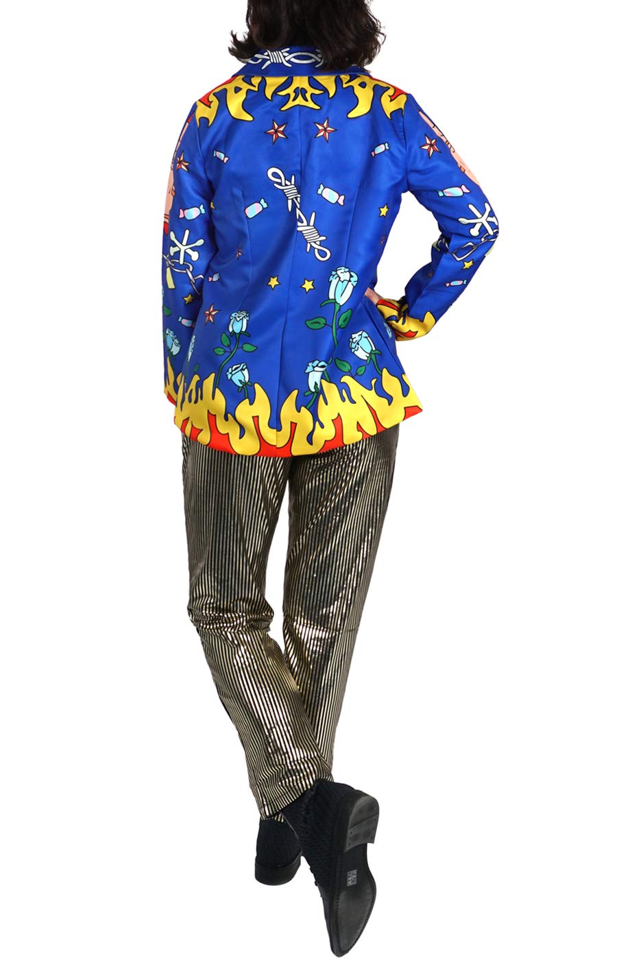 Costume de cosplay de Harley avec veste, pantalon et haut | Taille : S