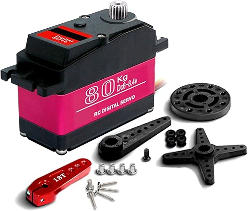 GoolRC 176.4 lbs Digital Servo 270 de alto par servo motor Metal Gear impermeable para 15 HSP HPI RC coche Baja coche