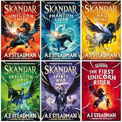 Skandar Series 6 Books Collection Set By A.F. Steadman