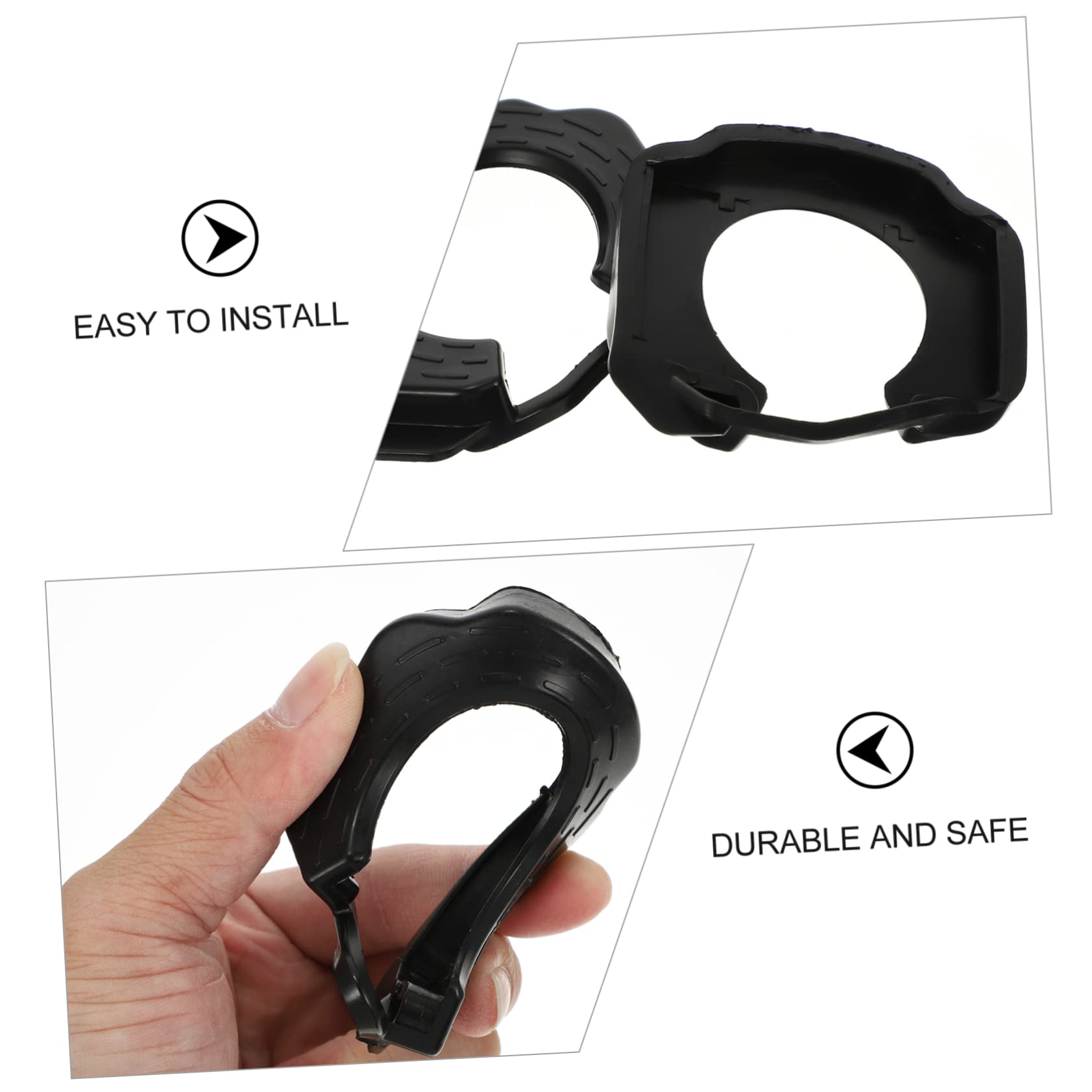 VANZACK 2paia Copertura Protettiva Per Tacchette Da Bici Di Tappi Walkable Per Pedali Da Strada Assorbimento Urti e Accessori Pratici Per Ciclisti