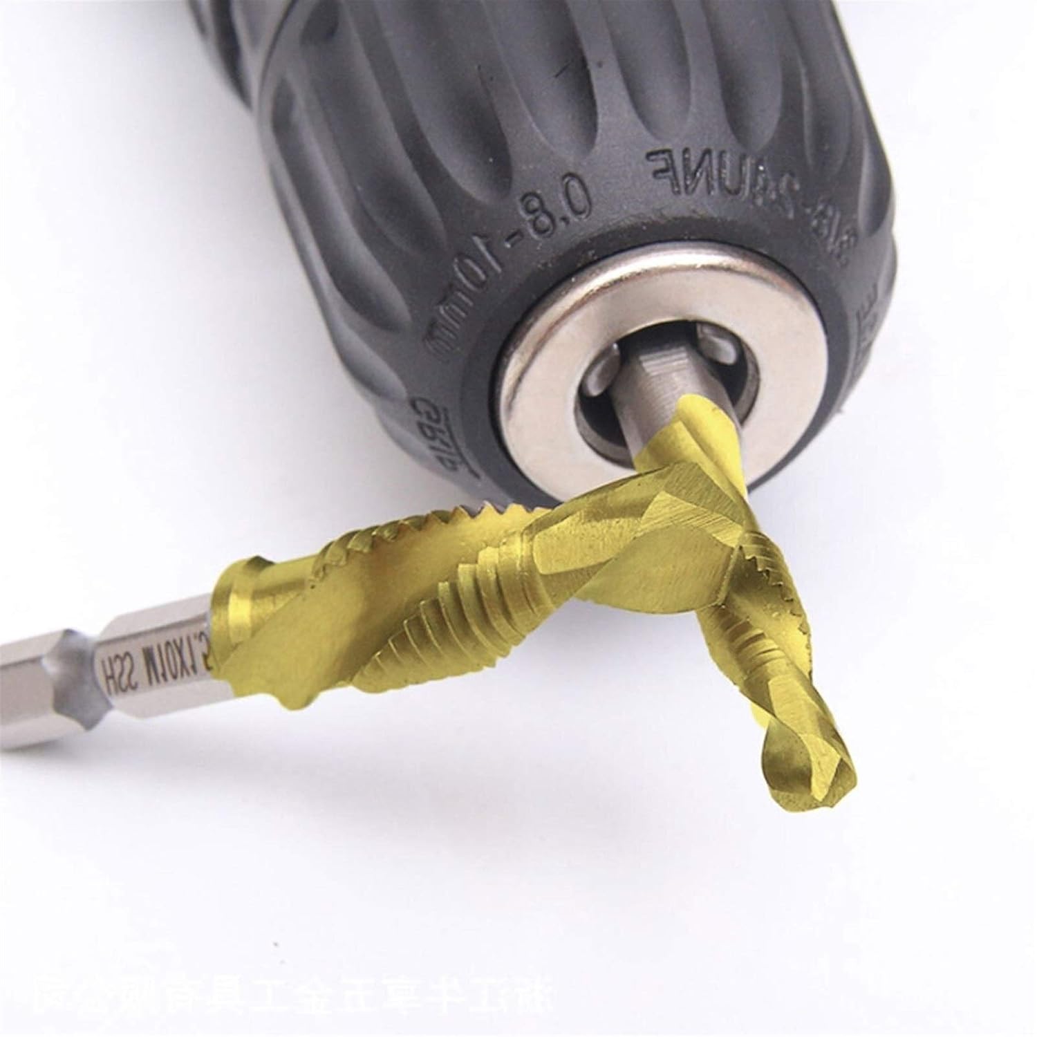 HSSは、柔らかい金属/アイアンプレート用1/4" 六角シャンクねじタップツールM3 / M4 M5 M6 M8 M10をド