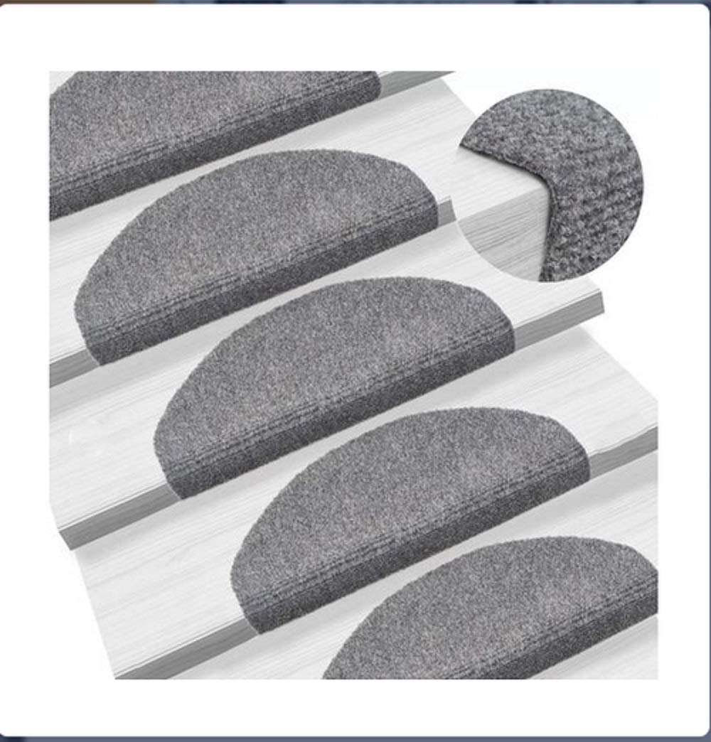 Lot de 15 autocollants antidérapants pour escalier - Rectangulaire - En polyester - Pour enfants et animaux domestiques - 65 x 25 cm