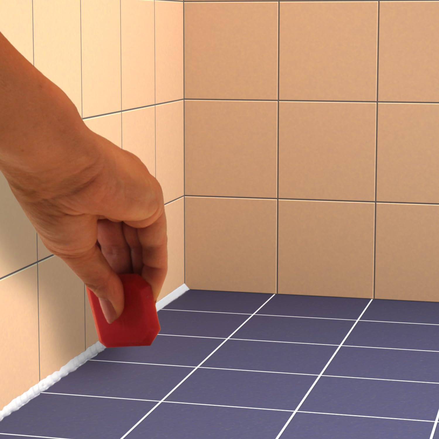 12x Sanitär-Silikon 310 ml Kartusche schwarz + Fugenglätter Fugendichtmasse für Bad, Dusche, Küche, wasserfest mit Schutzeffekt, Schimmelresistent, UV- und witterungsbeständig