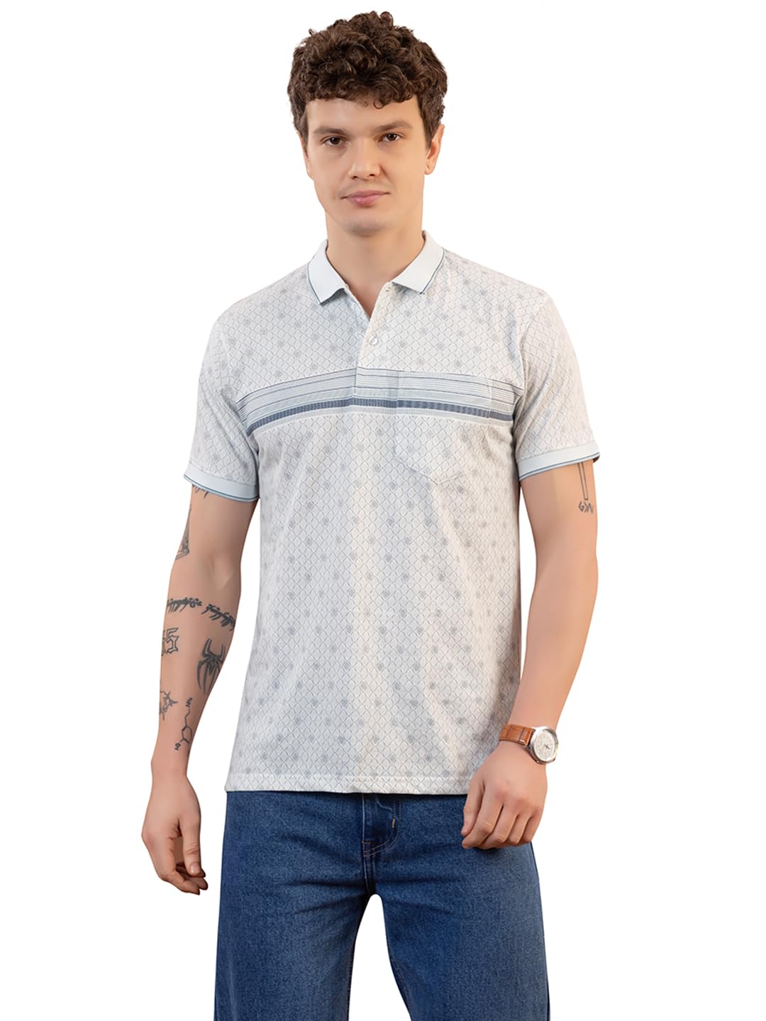 Men’s Premium Knitted Polo T-Shirt | Soft Breathable Cotton Blend Fabric | Elegant Half Sleeve Collar Tee for Casual, Office & Smart Everyday Wear | Comfortable Summer Outfit-picture-21