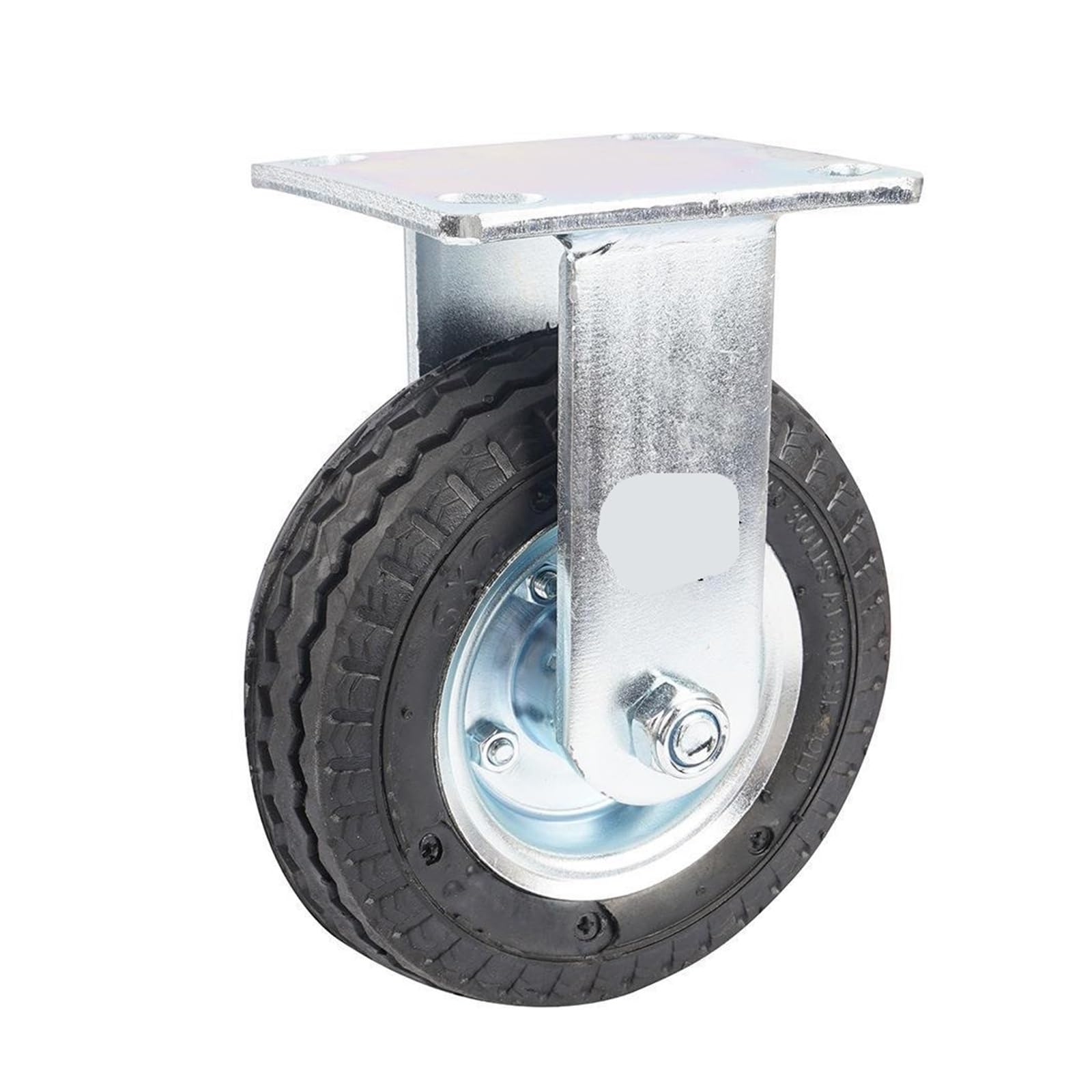MXXDMOPD 1 Piece Caster Heavy Duty 6 inch Inflatable Directional Wheel Rubber air wear-Resistant Hotel Luggage Trolley Factory(6-inch-a-fixed)