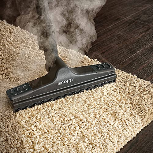 POLTI PVEU0083 Lecoaspira FAV50_Multifloor Halbautomatischer Dampfsauger mit umfangreichem Zubehör, 2450 Watt, rot