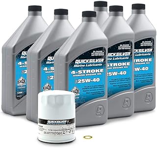 Quicksilver 8M0169542 High Horsepower Oil Change Kit - for Mercury L4 Verado 4-Stroke Engines