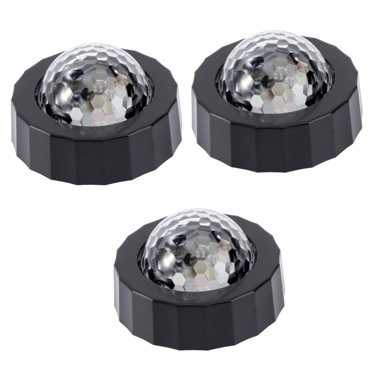 Uonlytech 3 Sets Car Ambient Light Led Party Decorations Aurora Night Light Car Light Decoration Car Led Strip Light Car Atmosphere Lamp Projection Lamps Car Kit Decorate USB to Rotate Pc