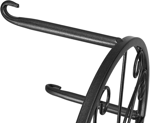 Miniatura 6 de MISNODE Soporte de flores de hierro para interiores y exteriores, soporte para macetas para macetas, estante para macetas, estante para macetas de