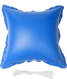 FUBESK Pool Air Pillows for Above Ground Pools - 4ft Dia. Winter Pool Winterizing Closing Kit with 15M Ropes for Support Swimming Pool Covers -Square