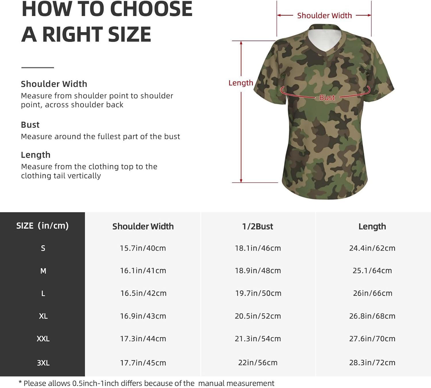 Womens Green camo Print Short Sleeve V Neck T-Shirts Casual Breathable Tee Basic Summer Tops 2026