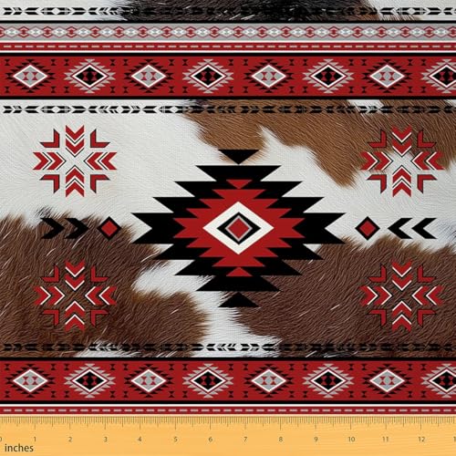 Rénover des chaises usées avec le tissu d'ameublement tribal aztèque marron