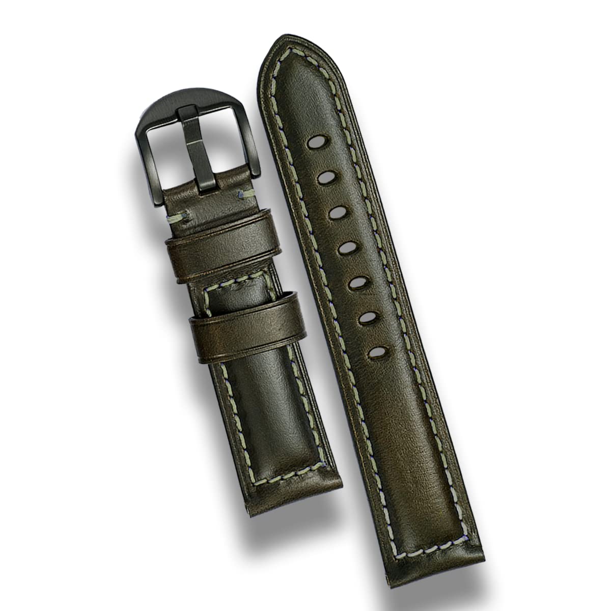GetTechGo®️ Vintage Leather Band for Galaxy Watch3 (41mm) - Olive (B09T78715G) Amazon Price History, Amazon Price Tracker