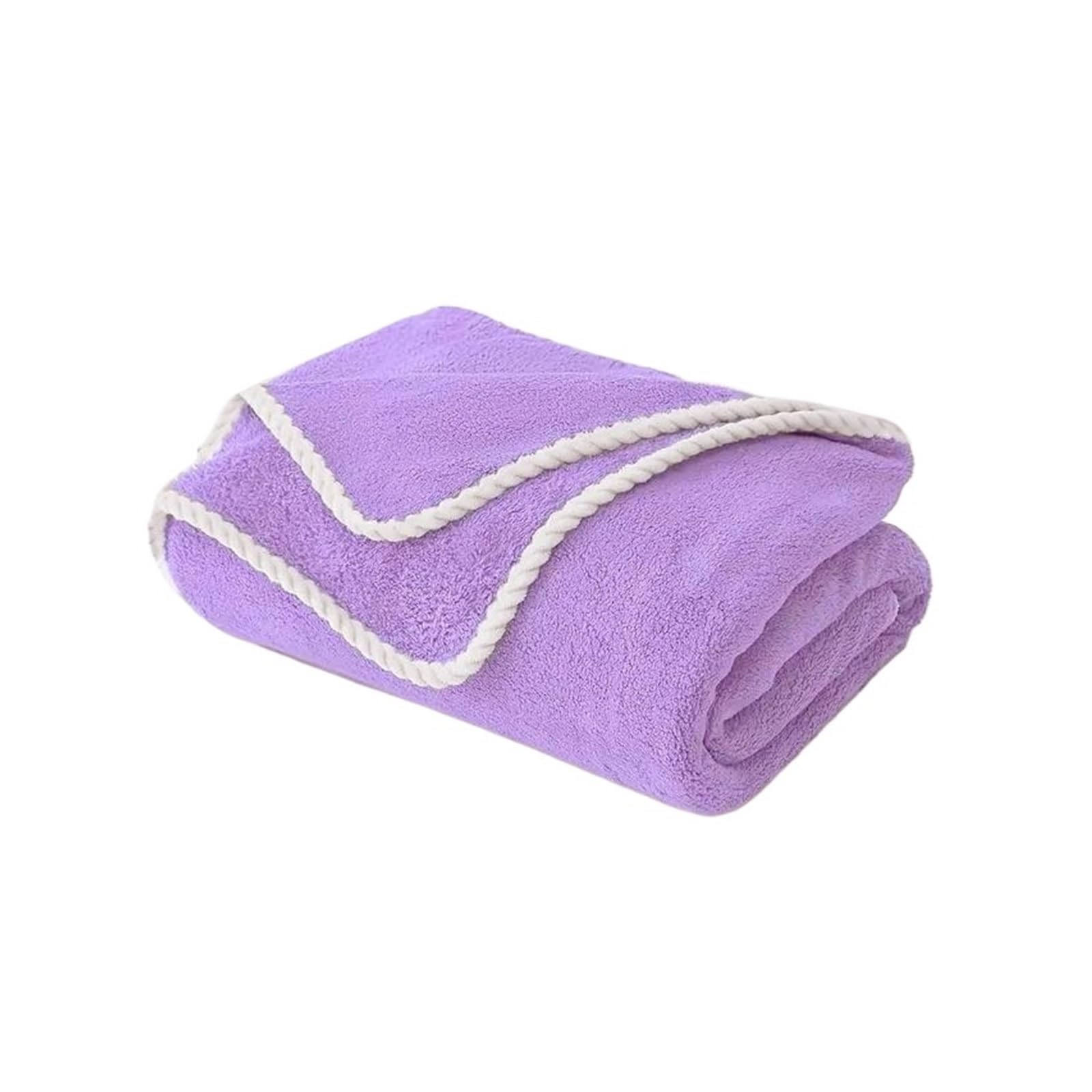 ZYAYNG 90 * 180cm Bath Towel Extra Soft, Skin-Gentle Super Absorbent, No Shedding, Multi-Color Available, Ideal For Home Baths For Bathroom(Color3)