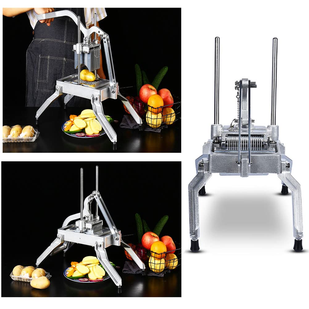 Gewerbliche Gemüsewürfel mit Edelstahlklingen, 1/2 & 1/4 Zoll