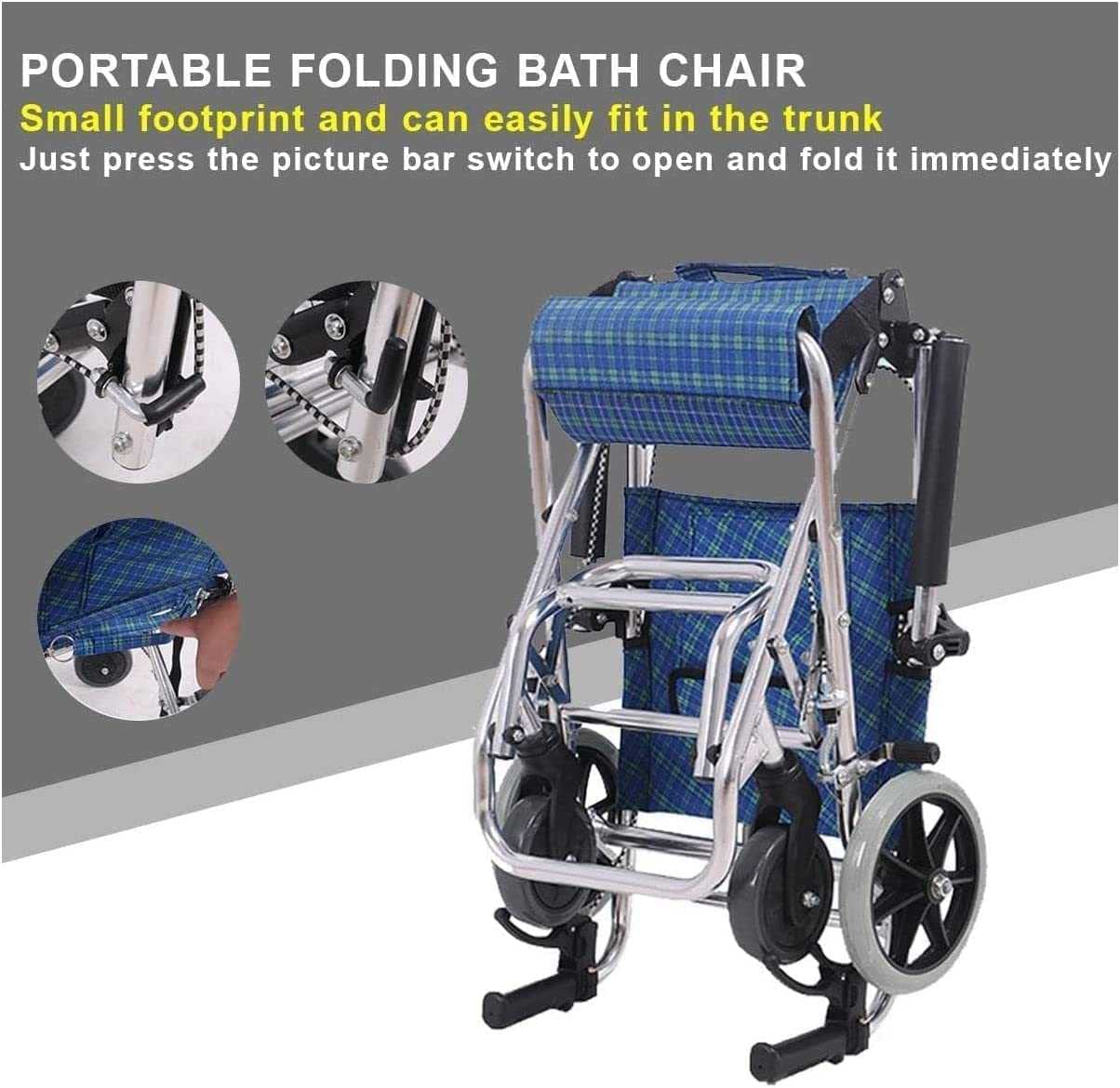 Leichte Rollstühle Für Reisen, Faltbare Transportrollstühle/B