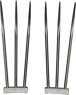 Superhero 1pair Durable Plastic Wolf Paw Blade Figure for Halloween Costume Party Cosplay Props Silver