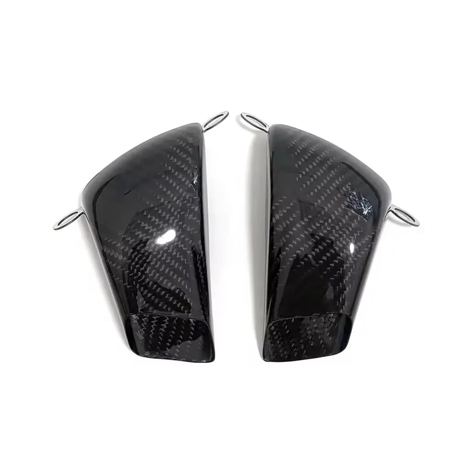 Ajuste para Yamaha YZF-R1 Accesorio Pinza de Fibra de Carbono Cubierta del radiador conductos de Aire Freno refrigeración disipador de Calor Enfriador de Pinza de Freno(Matte)