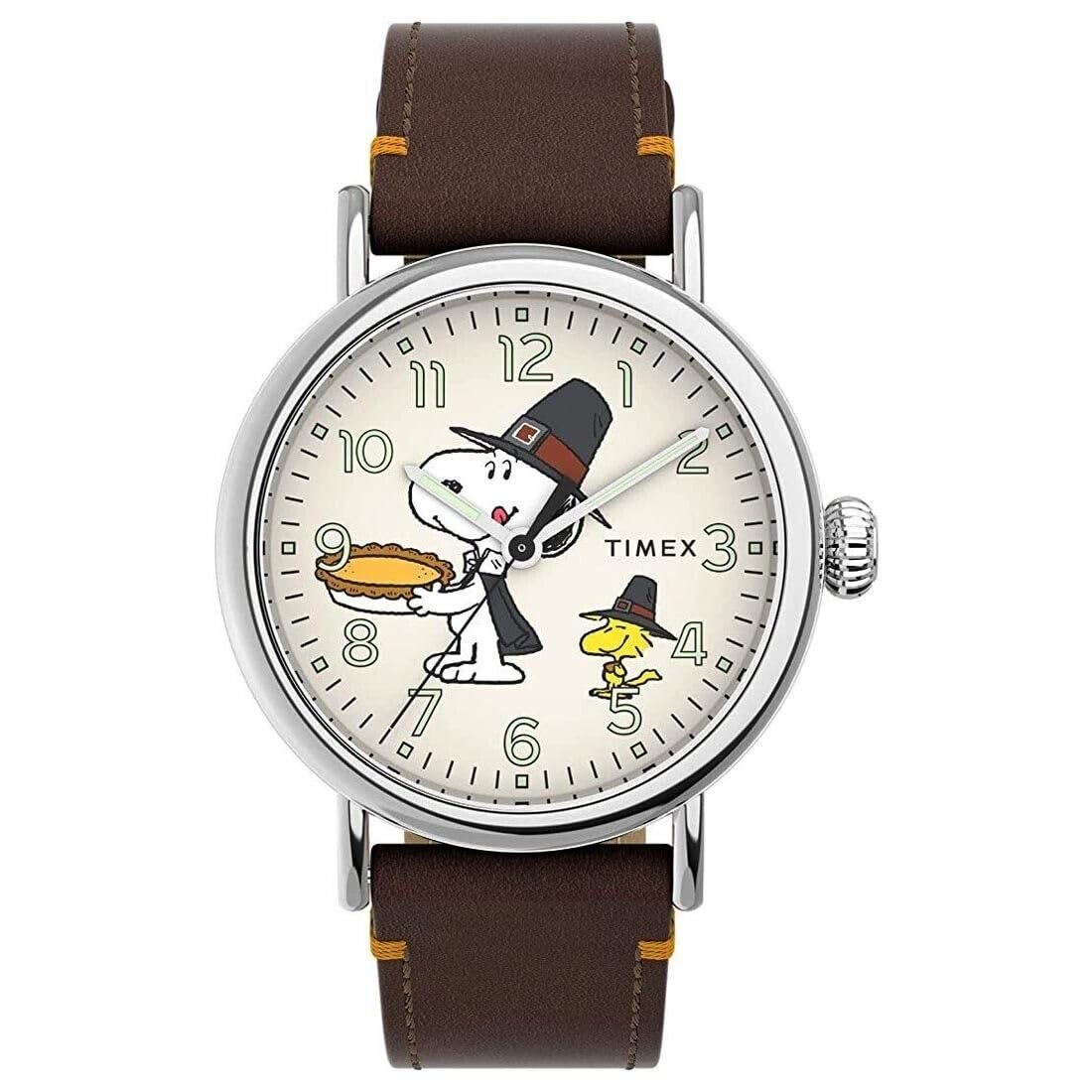 TIMEX Mod. Peanuts Collection - The Waterbury - Snoopy Woodstock Pellegrini Thanksgiving - Special Pack