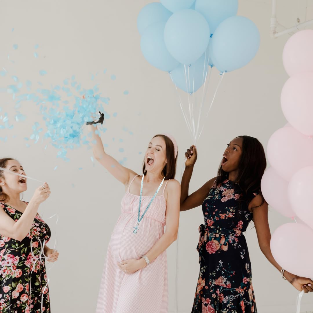36 pezzi It's a Boy Baby Shower Ciuccio Collana Acrilico Bomboniere Baby Party Ciuccio Collana Baby Shower Party Decorazioni Tavolo Scatter (azzurro)