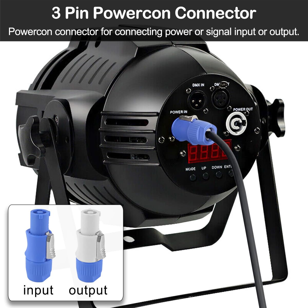 Xiatiaosann Connecteur Pour Powercon 3 Broches Mâle Montage