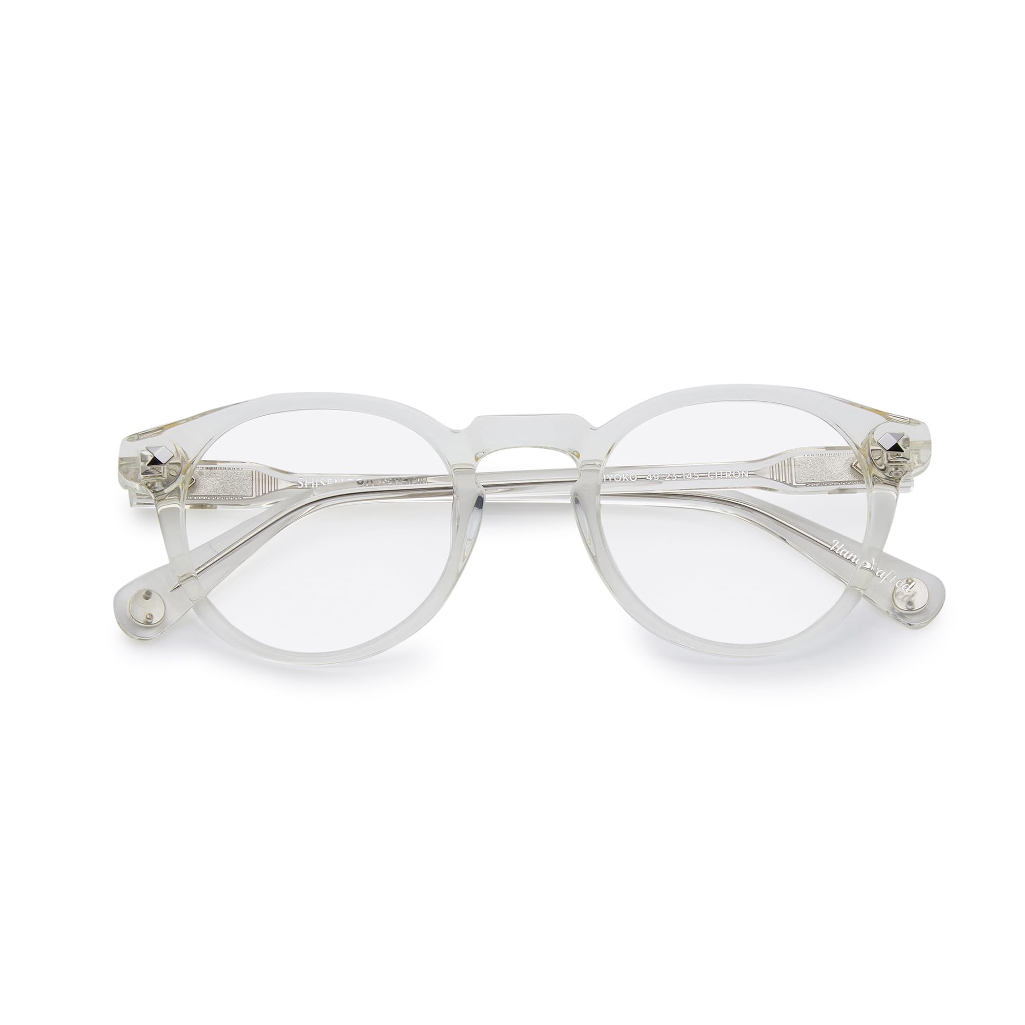 Shisen Fox MIYOKO Versatile Vintage Frames for eyeglasses | Stylish eyewear Crafted from Italian Acetate material | 49 MEDIUM Unisex Spectacle Eye frame with Demo lenses