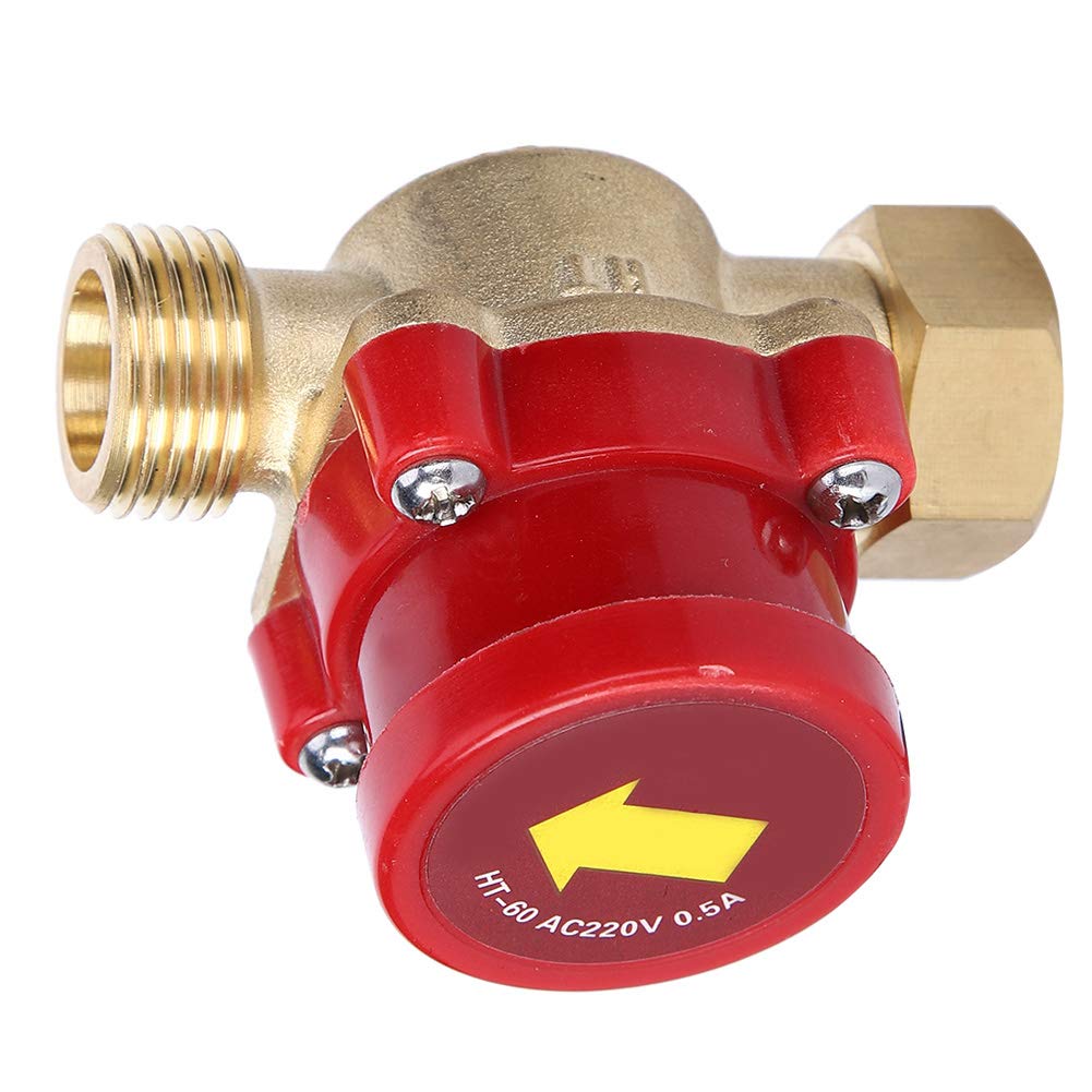 Flussometro Acqua, Flussostato, Flussostato della pompa dell'acqua 220V completamente chiuso Corrente d'acqua Contatore Sensore Acqua Flussostato Acqua per il controllo pompa dell'acqua