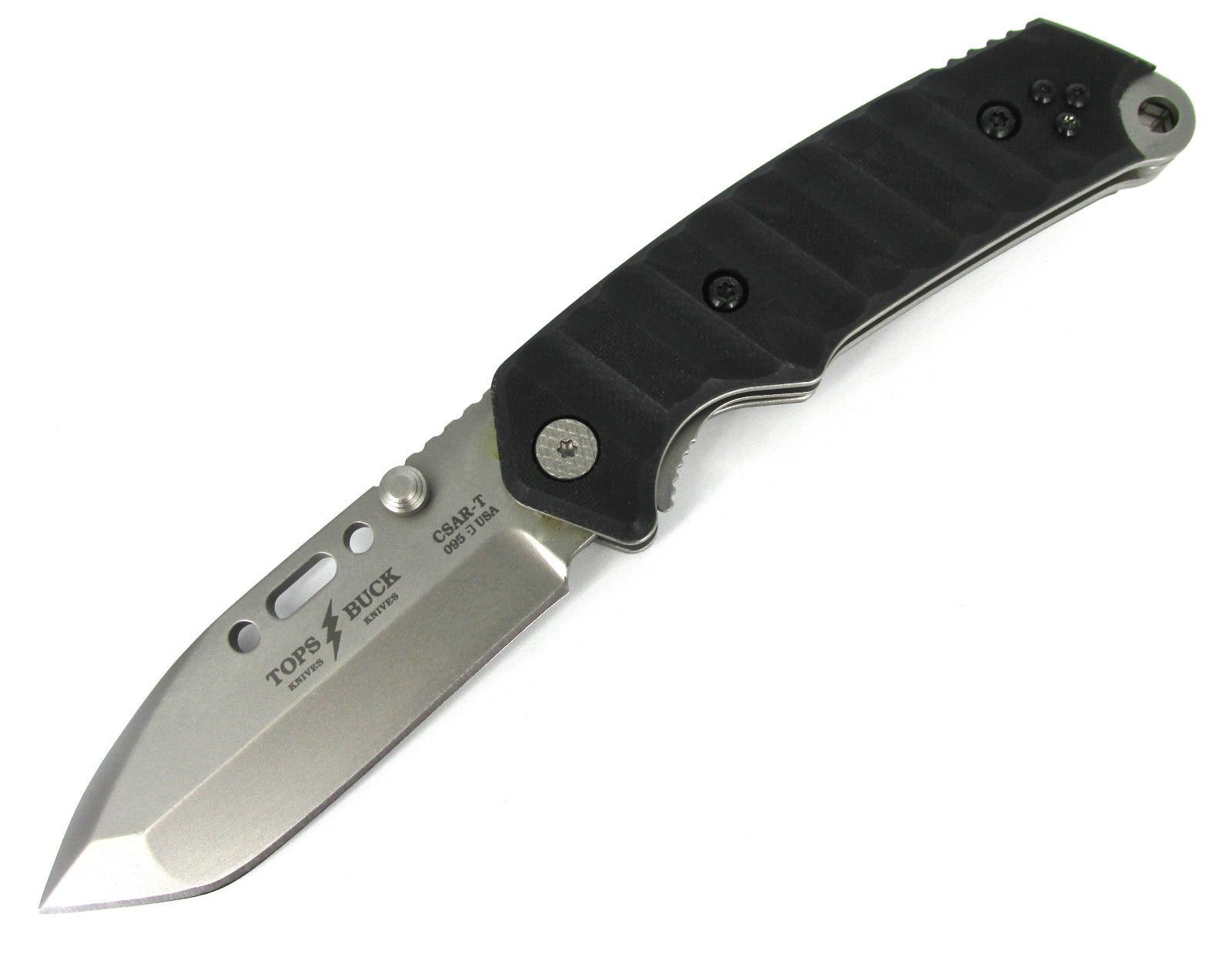 Buck Knives 0095BKSTP TOPS/Buck CSAR-T Tactical Folding Knife with M.O.L.L.E Compatible Sheath