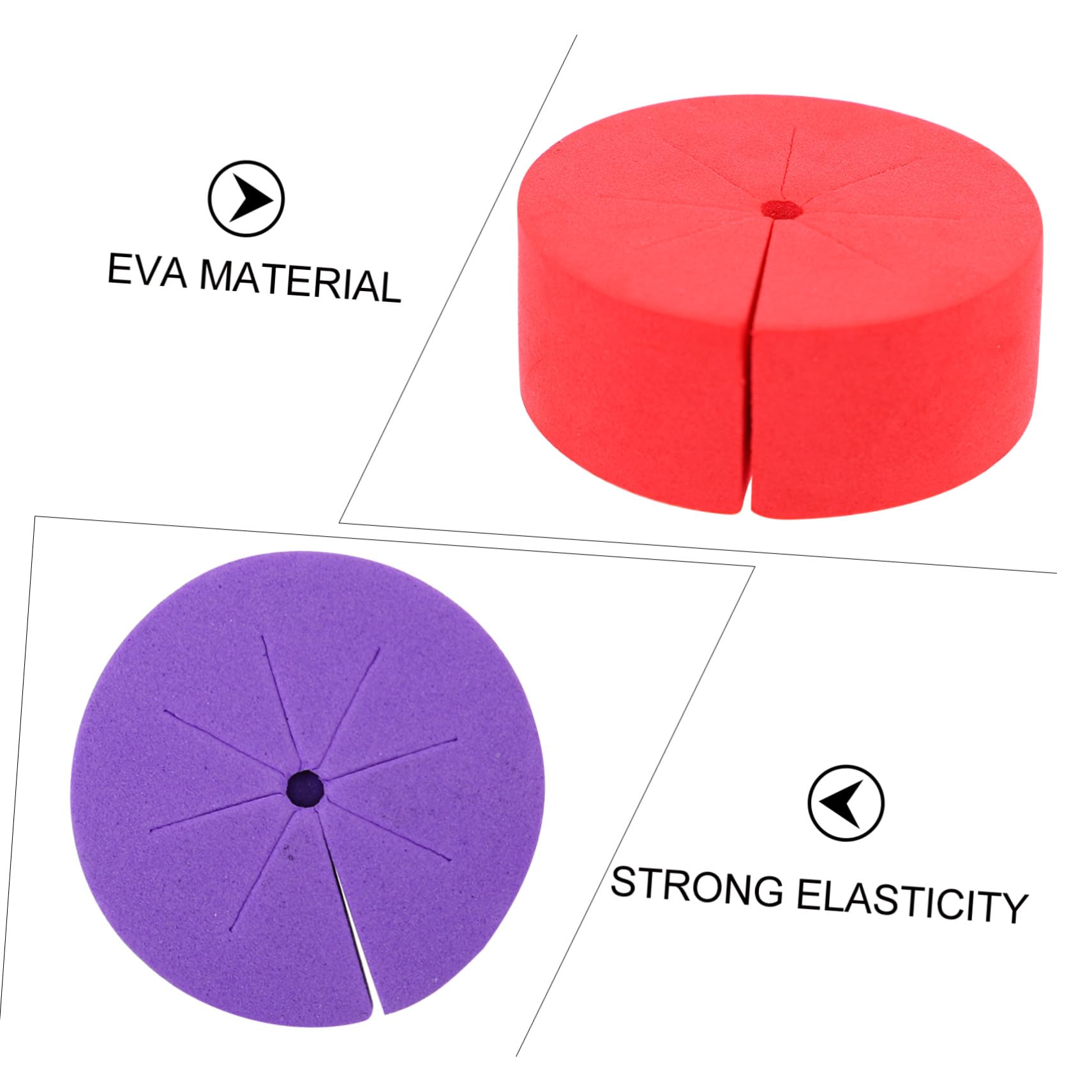 Blocchi di Spugna la Semina 50 Pezzi, Inserti per Collare di Clonazione per Kit Coltivazione Piante, Materiale Eva Traspirante e Idratante, Adatti per Colore Casuale