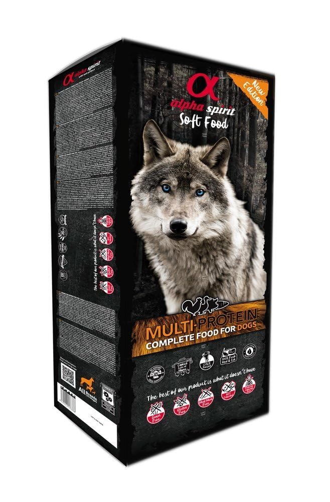 Alpha Spirit 3001209 - Aliments Semi-​Humides, Multiprotéines, 9 Kg