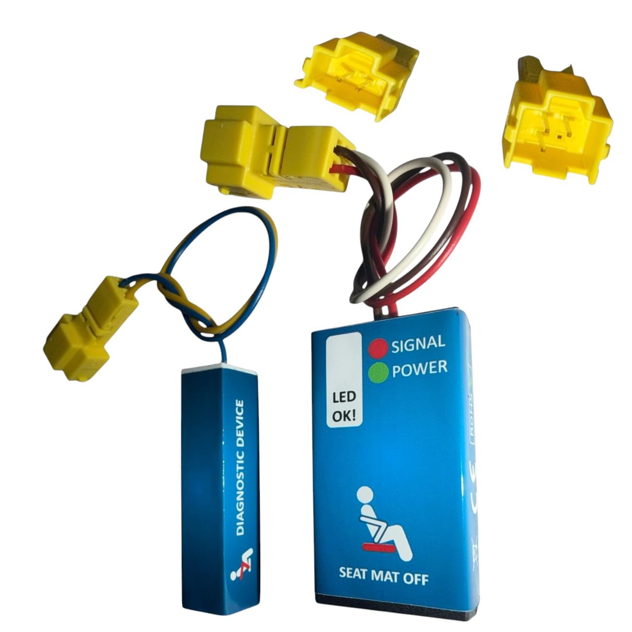 Emulateur Capteur Occupation Siège SRS Simulateur Copilote Émulateur Bypass Simulateur Capteur d'occupant pour W219 X164 W211 W164 W251 W221 R171