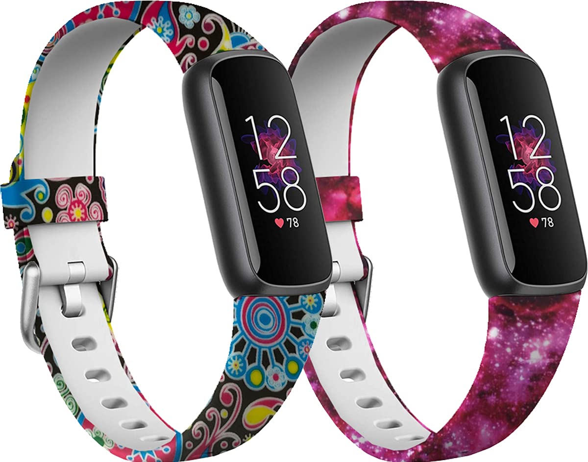 Shieranlee Watch Band Compatible with Fitbit Luxe Activity Tracker - Watch Band Replacement Silicone Strap,small size