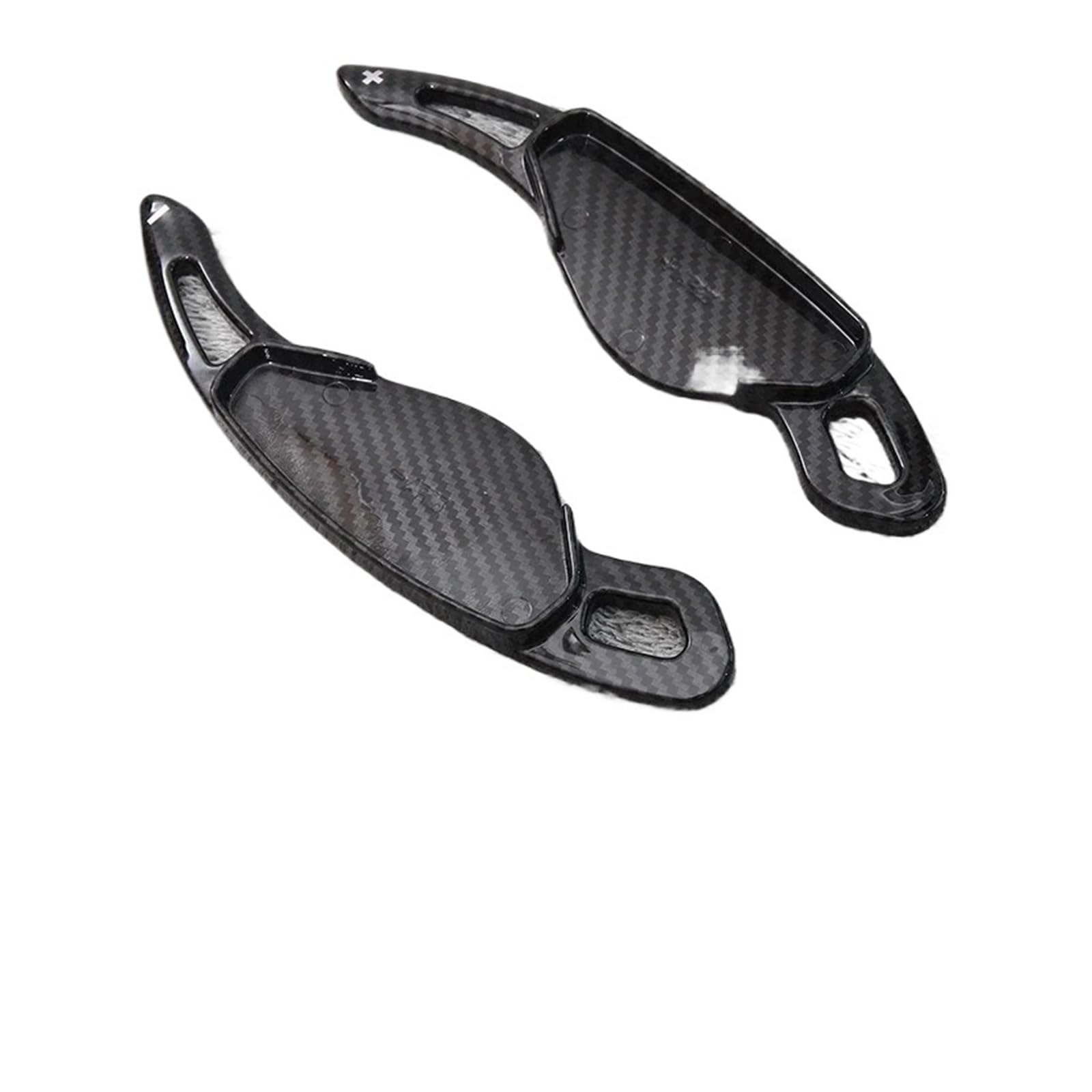 Xxiucj Car Paddle Shifter Extensions for Jaguar for XF for XE for XFL for XEL for XJ ABS Car Steering Wheel Paddle Shift Gear Extension Shifter(Carbon Black)