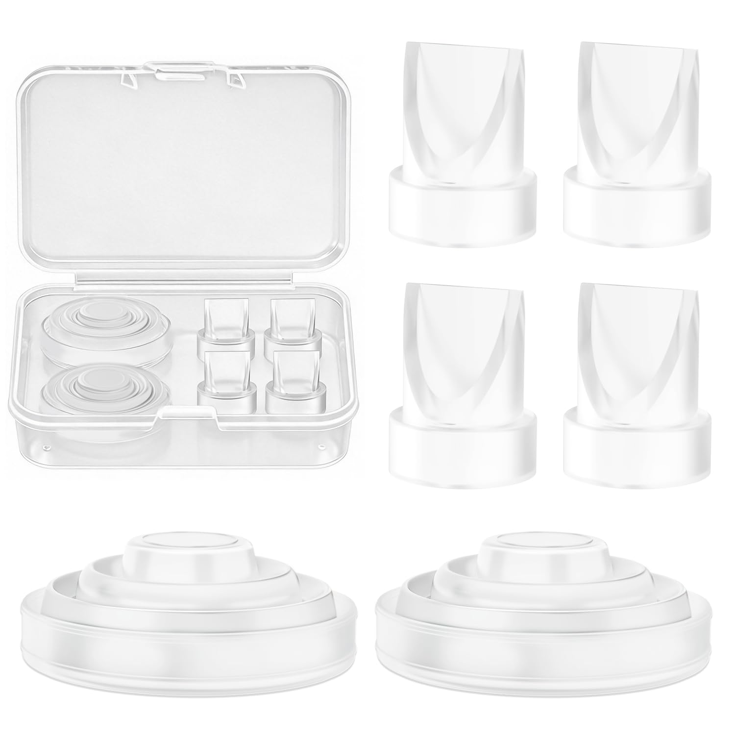 Clapet Anti-Retour Diaphragme Silicone Pièces Rechange Compatible Tire-Lait Momcozy M5 - Lot de 6