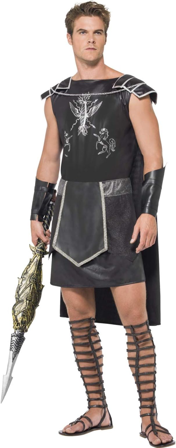 Smiffys Male Dark Gladiator Costume