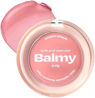 Balmy Cream Cheek | Lightweight Cloud-Touch Cheek Color | Buildable, Long-Wear Cream Blush with a Soft Matte Finish for Natural & Bold Looks | 2.5 g (No.1 Baby Rose)