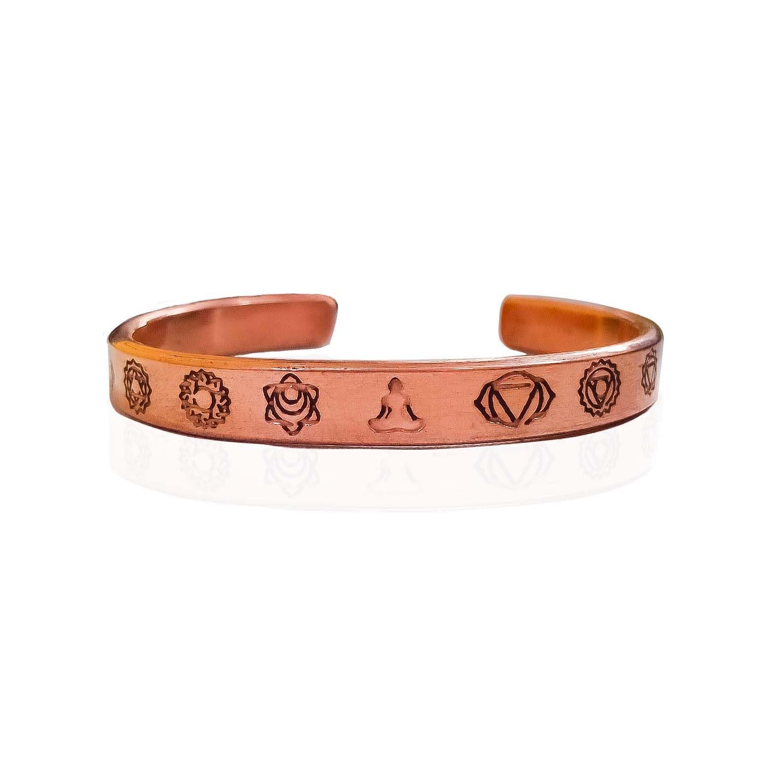 Reshamm Elegant Heavy 7 Chakra Copper Bracelet Kada For Health And Wealth And Relationship|Crafted With Precision And Care|Pure Copper|Classic Design|Adjustable Size|Tarnish-Resistant For Men (B0CJVMM64D) Amazon Price History, Amazon Price Tracker