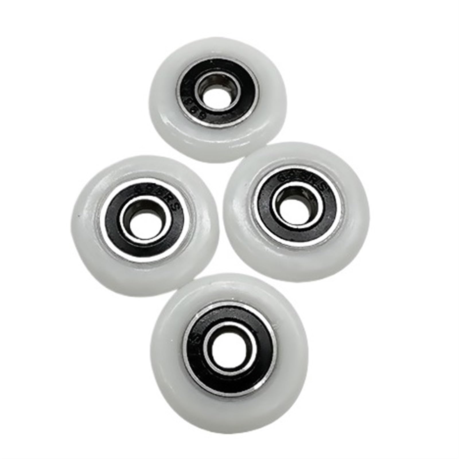 Deep Groove Double Rubber Seal Bearings 10 Pieces Plastic Bearing Nylon Wheel Roller Pulley 696 RS Type Coated Inner Diameter Smooth Operation(10pcs 5x20x5.35mm)