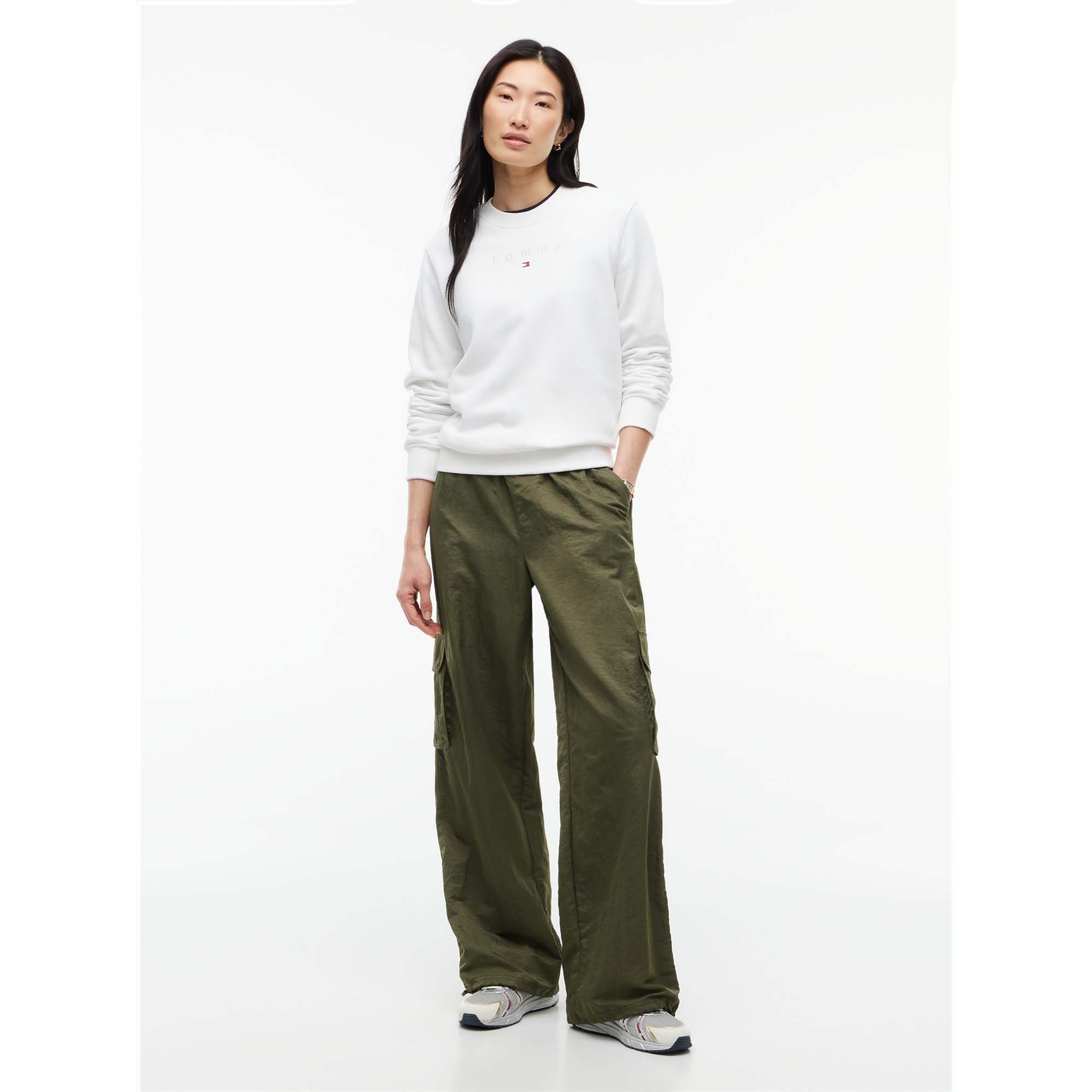 Tommy Jeans Felpa Tjw Tommy Bling Crew Donna