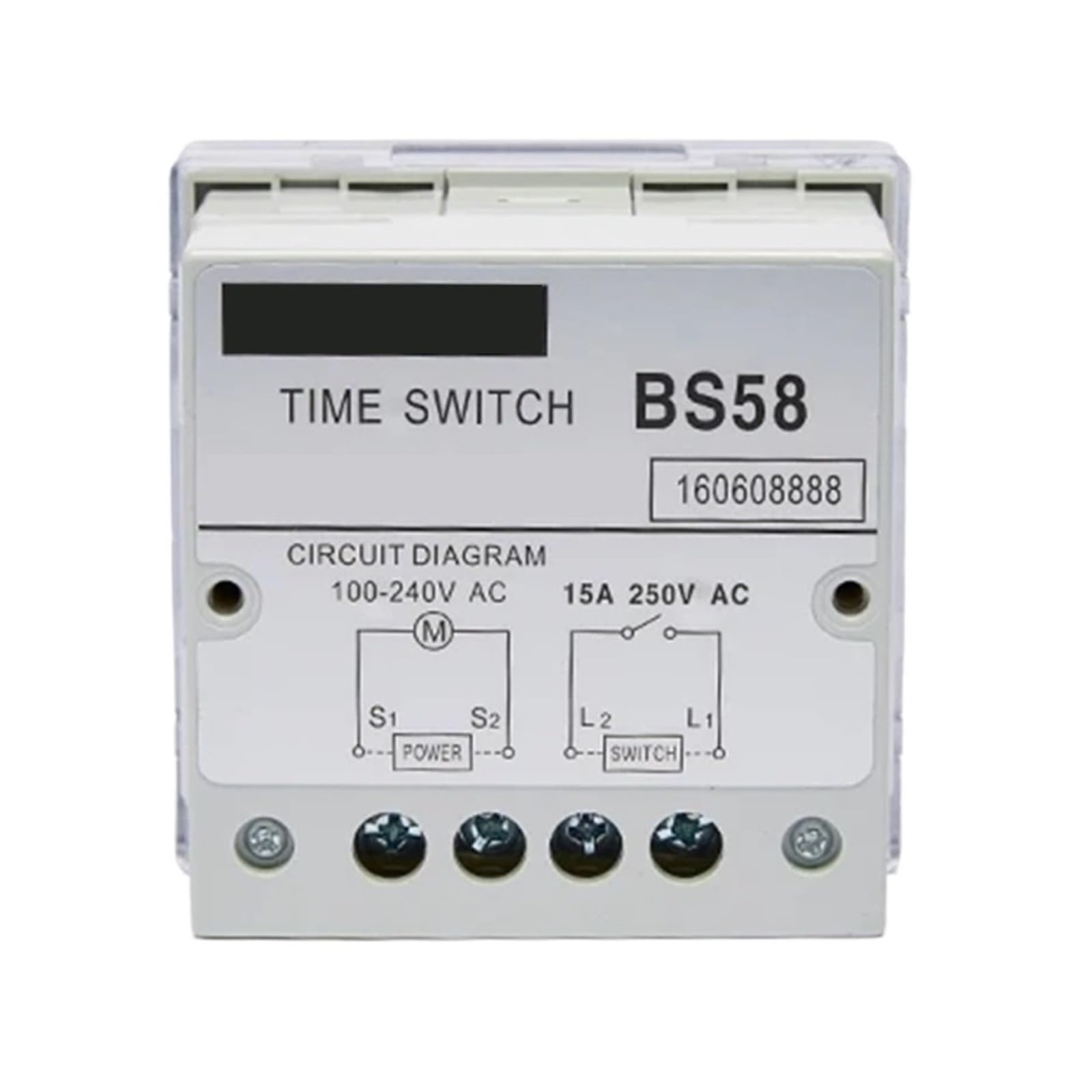 Mini Timer Meccanico, con 96 Volte di accensione/spegnimento al Giorno. unità di impostazione Minima 15 Minuti (Size : 110V)