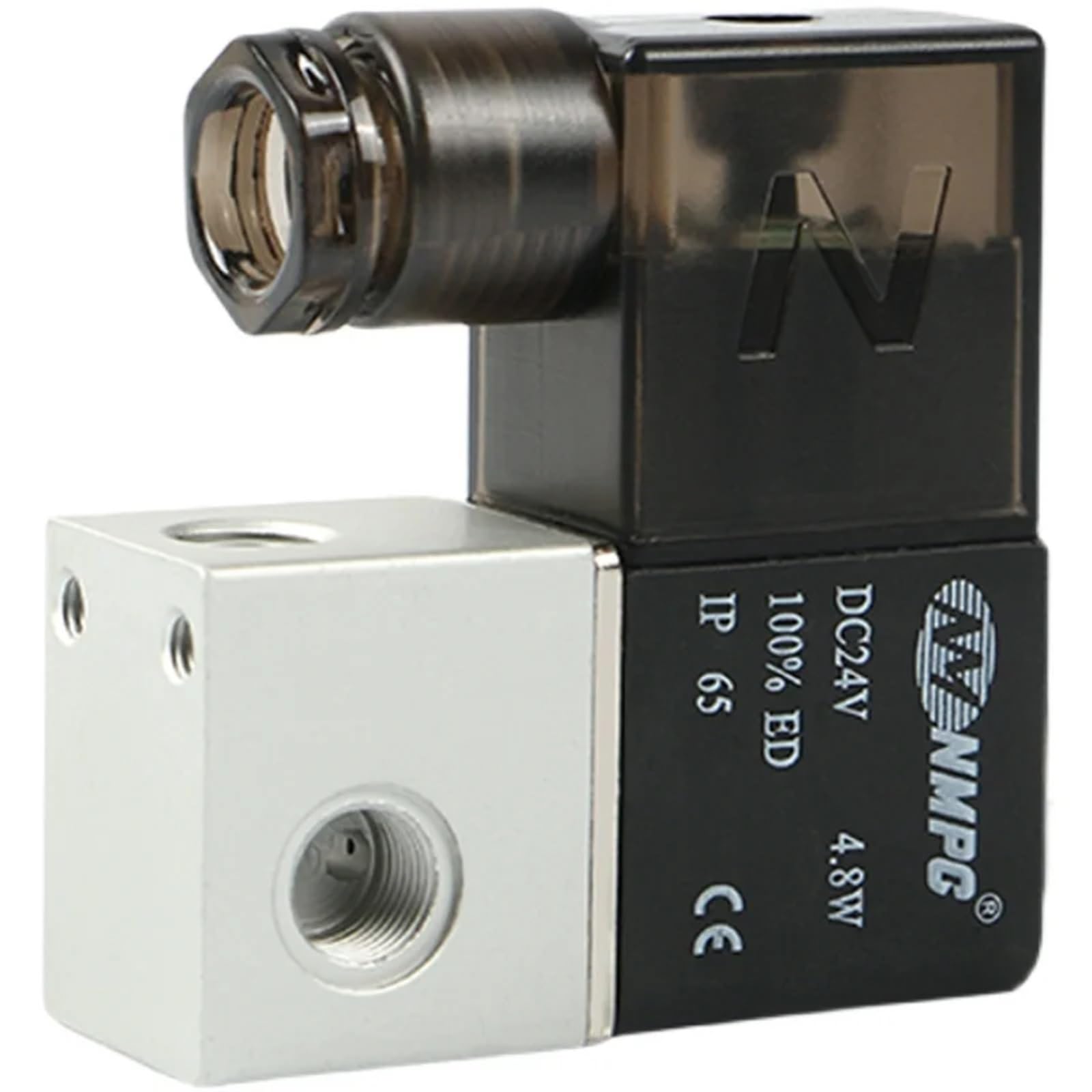 JNVFTCUX Dispensing Machine Solenoid Valve 3V1-06 Air Compressor Vacuum Reversing Two-Position Three-Way Aluminum Alloy(Dc12v)