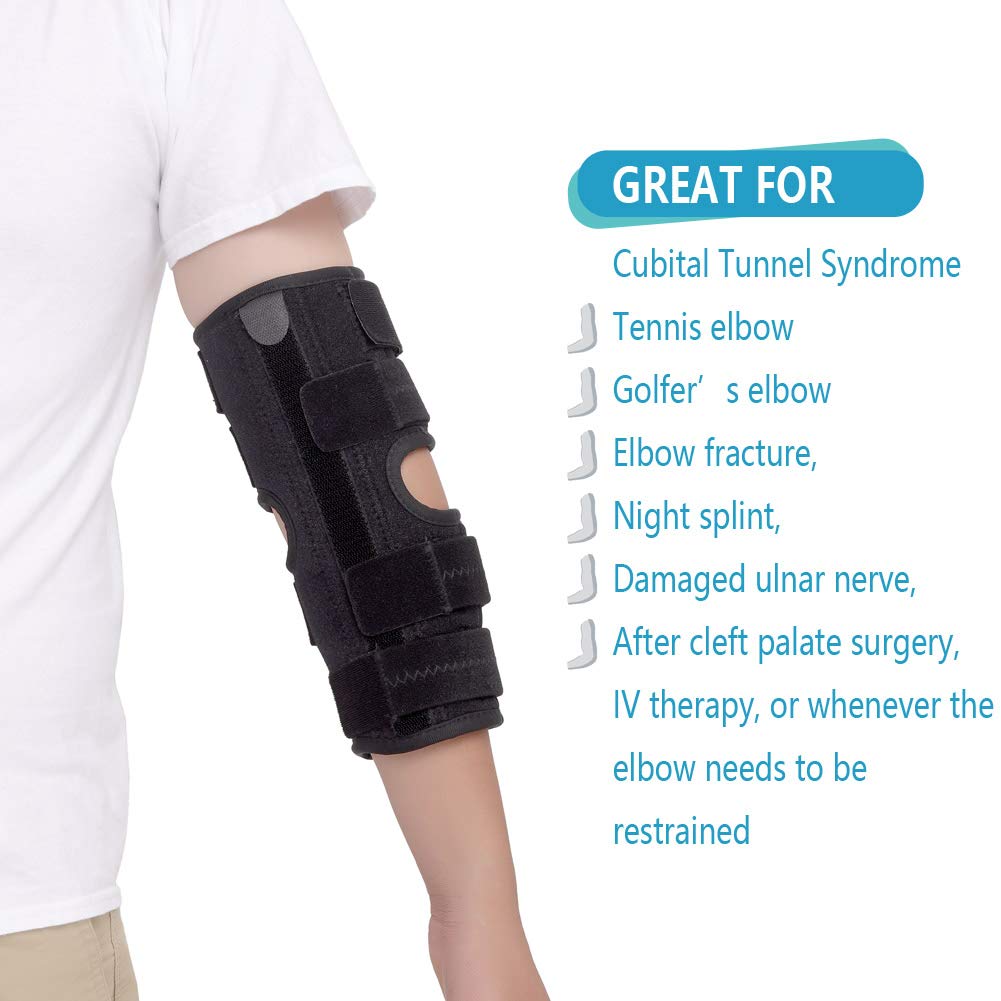 Buy Elbow Brace for Cubital Tunnel Syndrome, Adjustable Support Angle