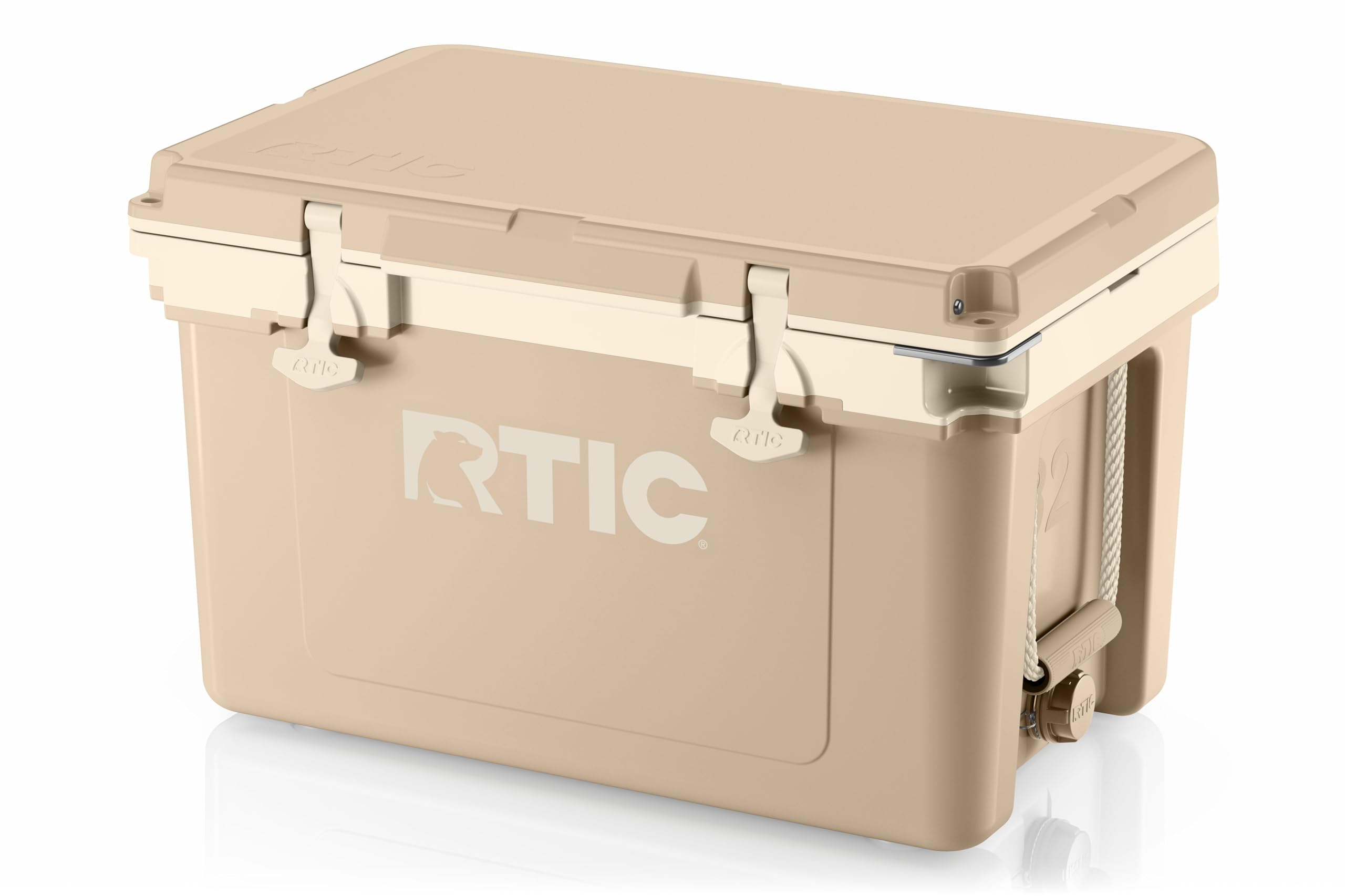 RTIC Ultra-Light 32 Quart Hard Cooler Insulated Portable Ice Chest Box for Drink, Beverage, Beach, Camping, Picnic, Fishing, Boat, Barbecue, 30% Lighter Than Rotomolded Coolers